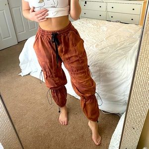 Misguided Tie Dye Adjustable Joggers